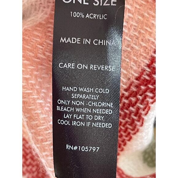 Envision Studio Blanket Wrap Stripe Multicolor Scarf NWT - Picture 4 of 6